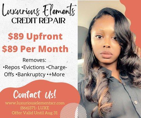 Luxurious Gold Credit Repair Special