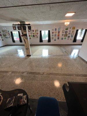 Beautiful terrazzo floors!