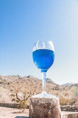 Cocktails in the desert is our favorite scene.