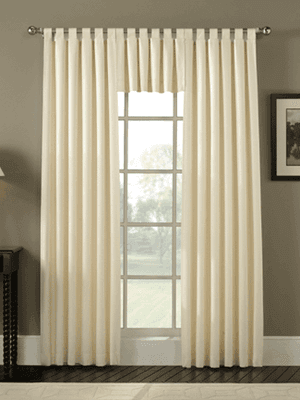 Tab Top Curtains @ www.WindowToppers.com