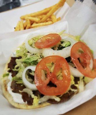 "Barrenzos" Gyro and Fries