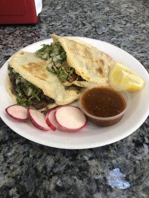 Gorditas de asada deliciosas