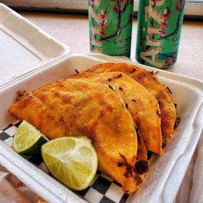 Great taqueria inside the gas station shop