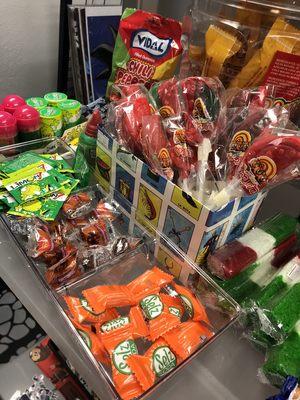 Theres a variety of snacks , and some of our MX favorite treats.