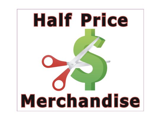 Half Price Merchandise