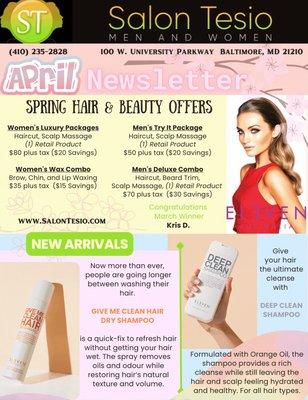 April's Spring savings