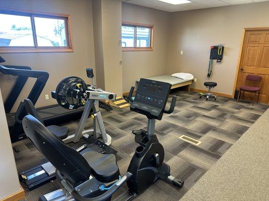 Comfortable gym space