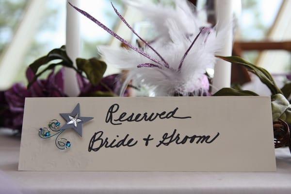 Place card #realwedding