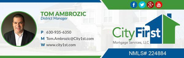 Tom Ambrozic has joined City1st mortgage