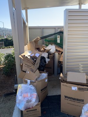 Whataburger Homewood bulk trash removal