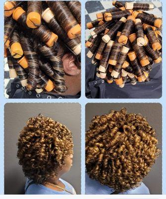 Natural Hair spirals