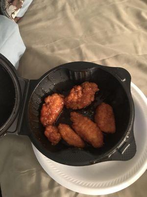 We ordered traditional wings and got boneless, such a disappointment.