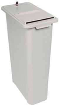 For tight of limited spaces we provide our Slim Shredding Container.  It holds 60-70 pounds of paper.