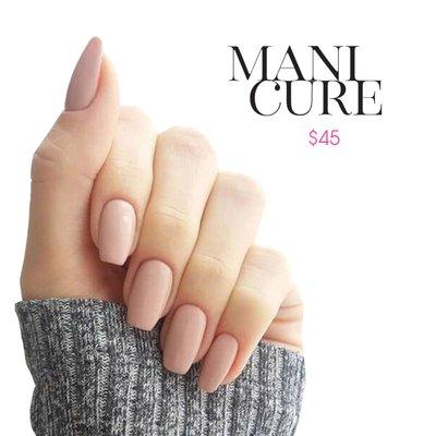 Enjoy a manicure in the comfort of your home, office or hotel room.