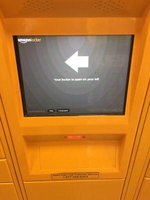 Your locker is now open