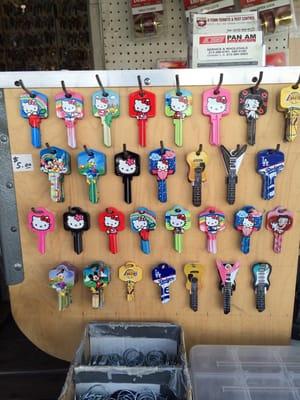 Hello Kitty keys