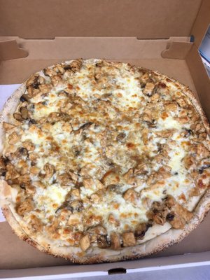 Chicken Marsala pizza out of this world!!