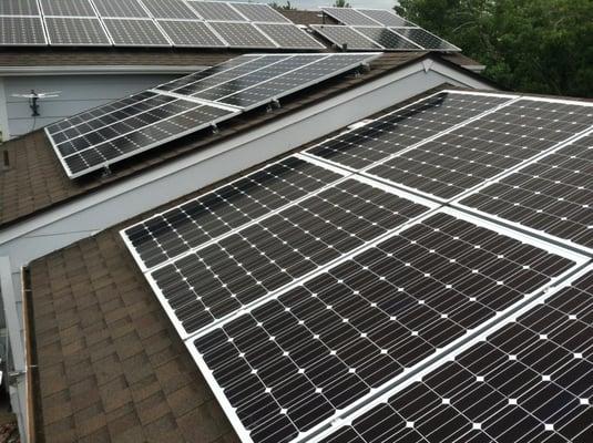 9.8kW Solar Electric Install to a happy customer in Broomfield, CO