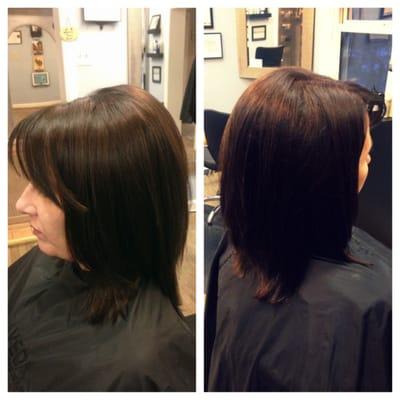 Great cut and color from Carrie Cirillo and NJS Studio