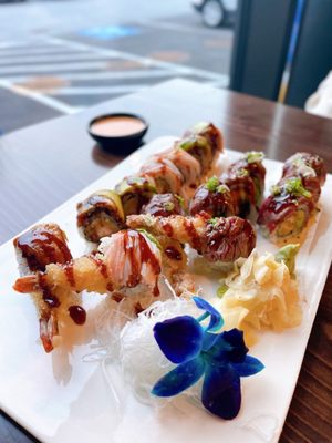 Blazing Flame Roll & Alligator Roll