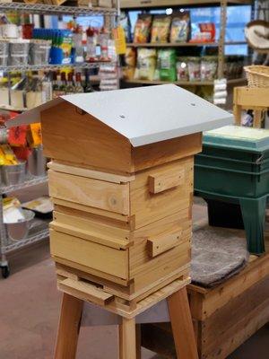 Warre hive, handmade by Eugene craftsman