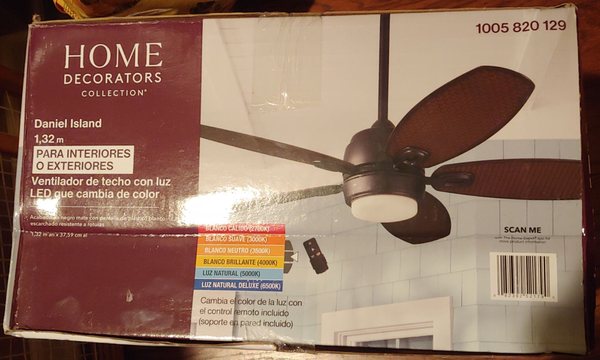 Ordered online and did curbside pickup for my new patio ceiling fan. I waited less than 5 minutes at pick up.