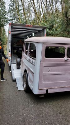 Willys Wagon loading.