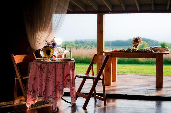 Catskill Mountain Views from our wedding venue.