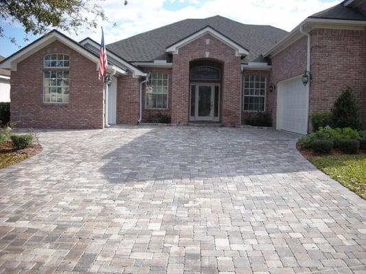 Paver driveway