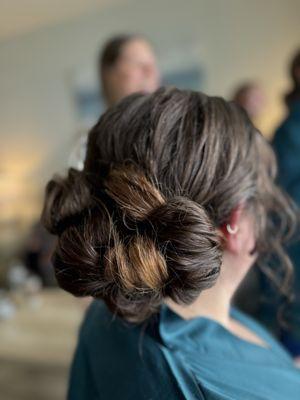 Bridesmaid updo