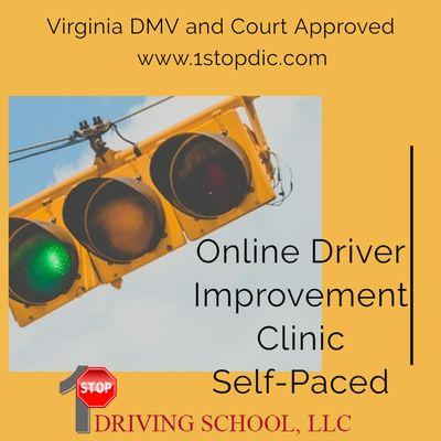 Online Virginia Driver Improvement Clinic for teens and adults.