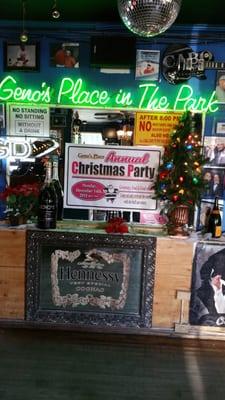 Come join our Annual Christmas Party 12/14/2015 at Geno's.