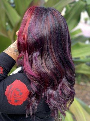 Rose & plum color by Celi