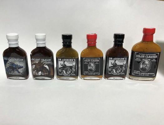 Some of our sauces!