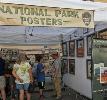 Retro Ranger Graphics at the Park Silly Sunday Market...