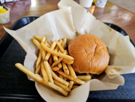 Cheeseburger & Fries were very good