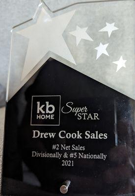 2021: KB Home - Top 5 home sales throughout the nation within the company