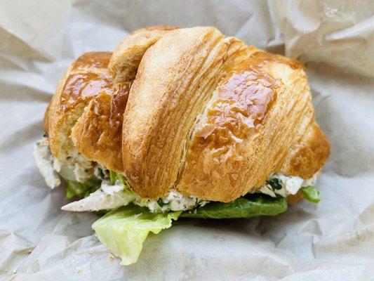 Chicken salad croissant