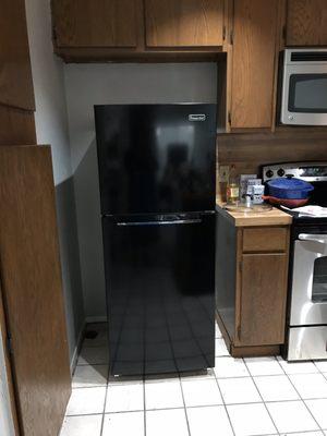 This is what our full size fridge that was broken for 2 months finally got replaced with. What a joke.