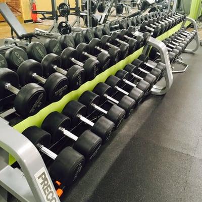 Full line of free weights!!