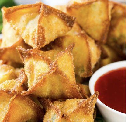 Thai angel crab Rangoon. $6.00