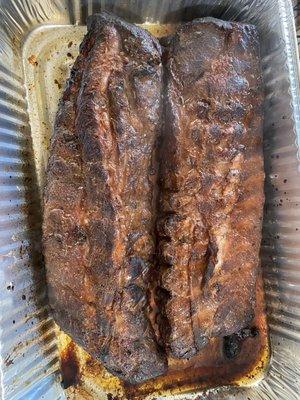 Ethel's barbecue famous cherrywood smoked baby back ribs