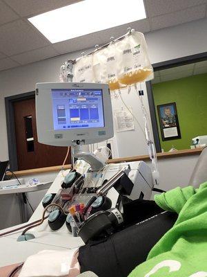 Platelets donation