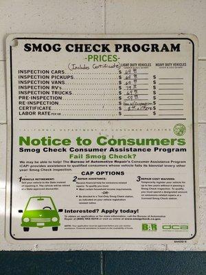 Five Star Smog Test Center