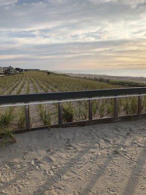 The dunes were built after Sandy