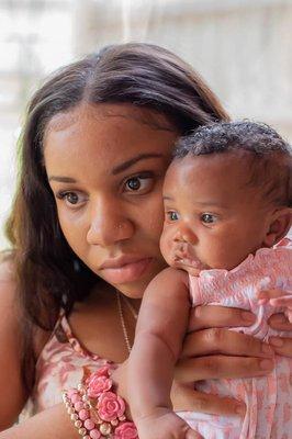 Mommy  (Eve&Co-Owner) and daughter (baby Ava) portrait.