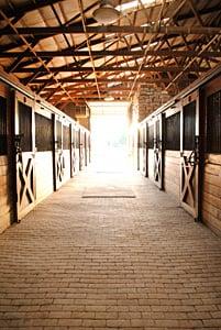 Barn aisle