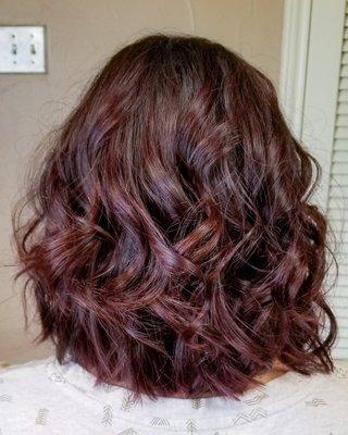 Burgandy Highlights