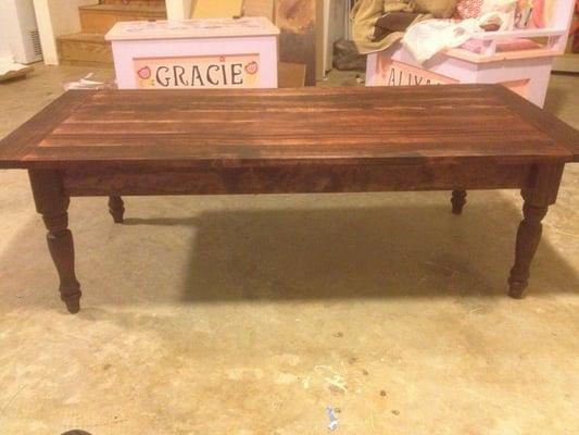 Farmhouse coffee table