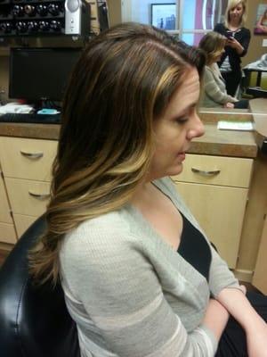 Balayage color